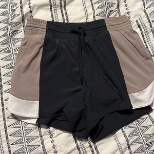 Abercrombie ypb high rise lined workout short